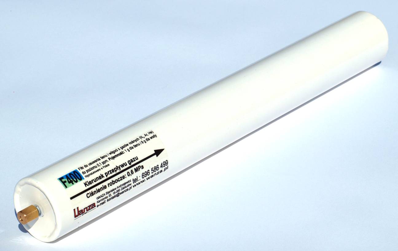 Filtr do gazów nośnych F400